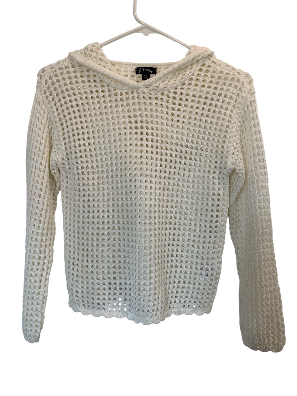 Art Class Girls Hoodie Knit Ivory Size XL / 14
